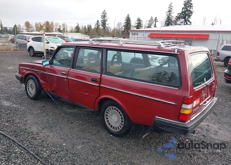 1985 Volvo 245 Dl/Gl из США, поврежденный, VIN YV1AX8857F1652822
